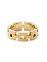 Daniel Wellington Elegante anello a 3 maglie placcato oro DW0040099 - Diametro: 62 mm unisex