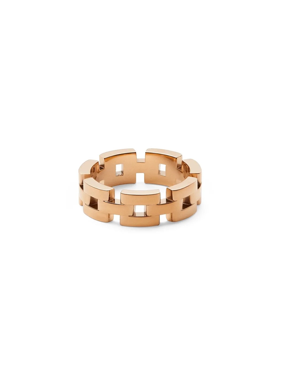 Daniel Wellington Anello placcato oro moda 3-Link DW0040096 - Diametro: 62 mm unisex