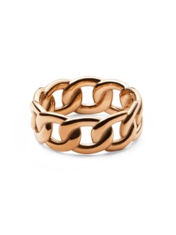 Daniel Wellington Anello di lusso in bronzo con catena spessa DW0040081 - Diametro: 60 mm unisex