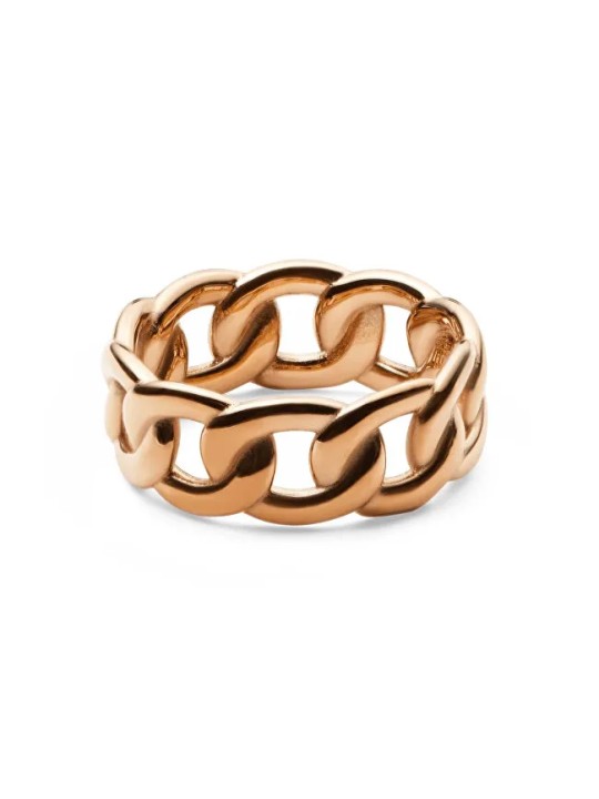 Daniel Wellington Anello di lusso in bronzo con catena spessa DW0040081 - Diametro: 60 mm unisex