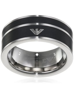 Emporio Armani Anello moderno in acciaio EGS2032040 - Diametro: 64 mm uomo