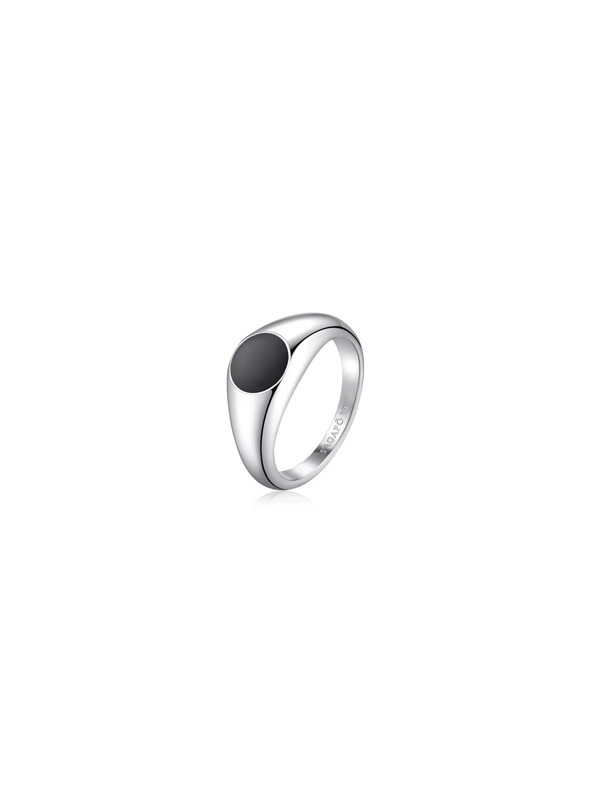 S'Agapõ Anello moderno in acciaio per uomo Ripple SRP36 - Diametro: 61 mm uomo