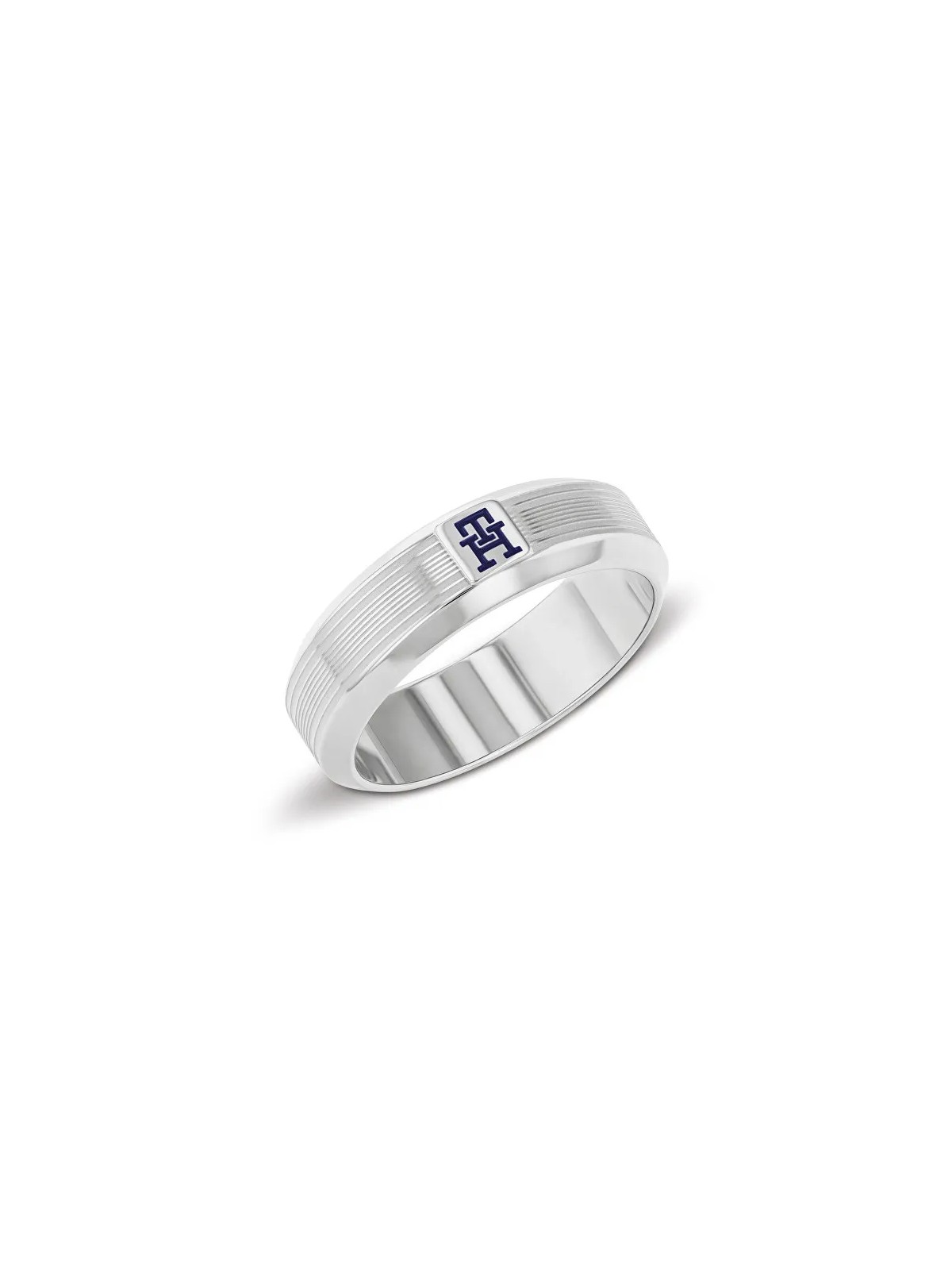 Tommy Hilfiger Anello in acciaio da uomo Modello 2790574 - Diametro: 62 mm uomo