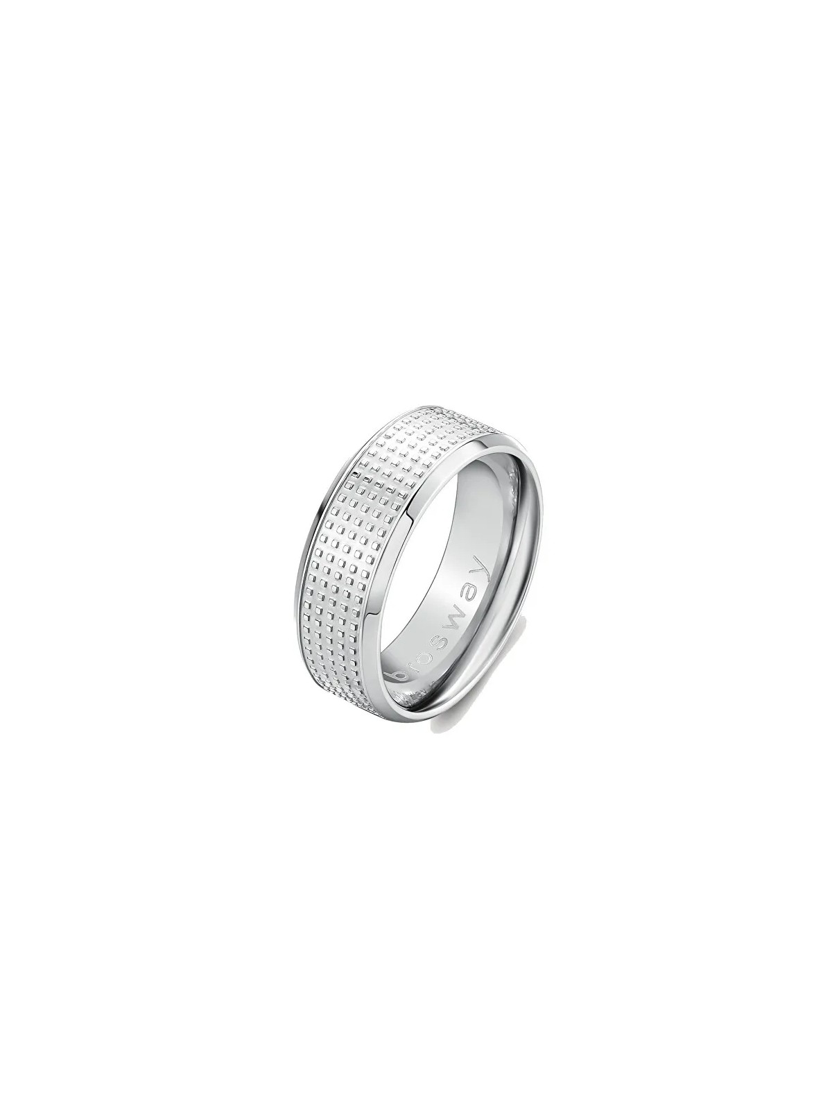 Brosway Un anello da uomo distintivo in acciaio Bullet BUL67 - Diametro: 61 mm uomo
