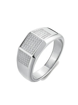 Brosway Elegante anello in acciaio per uomo Bullet BUL68 - Diametro: 61 mm uomo