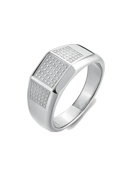 Brosway Elegante anello in acciaio per uomo Bullet BUL68 - Diametro: 67 mm uomo