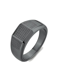 Brosway Elegante anello in acciaio per uomo Bullet BUL69 - Diametro: 59 mm uomo