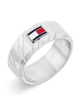 Tommy Hilfiger Anello in acciaio da uomo Lars 2790574 - Diametro: 64 mm uomo