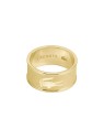 Lacoste Elegante anello placcato oro per uomo Backhand 2040486 - Diametro: 64 mm uomo