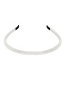 Troli Elegante fascia per capelli bianchi donna