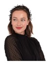Troli Fascia nera alla moda per capelli donna
