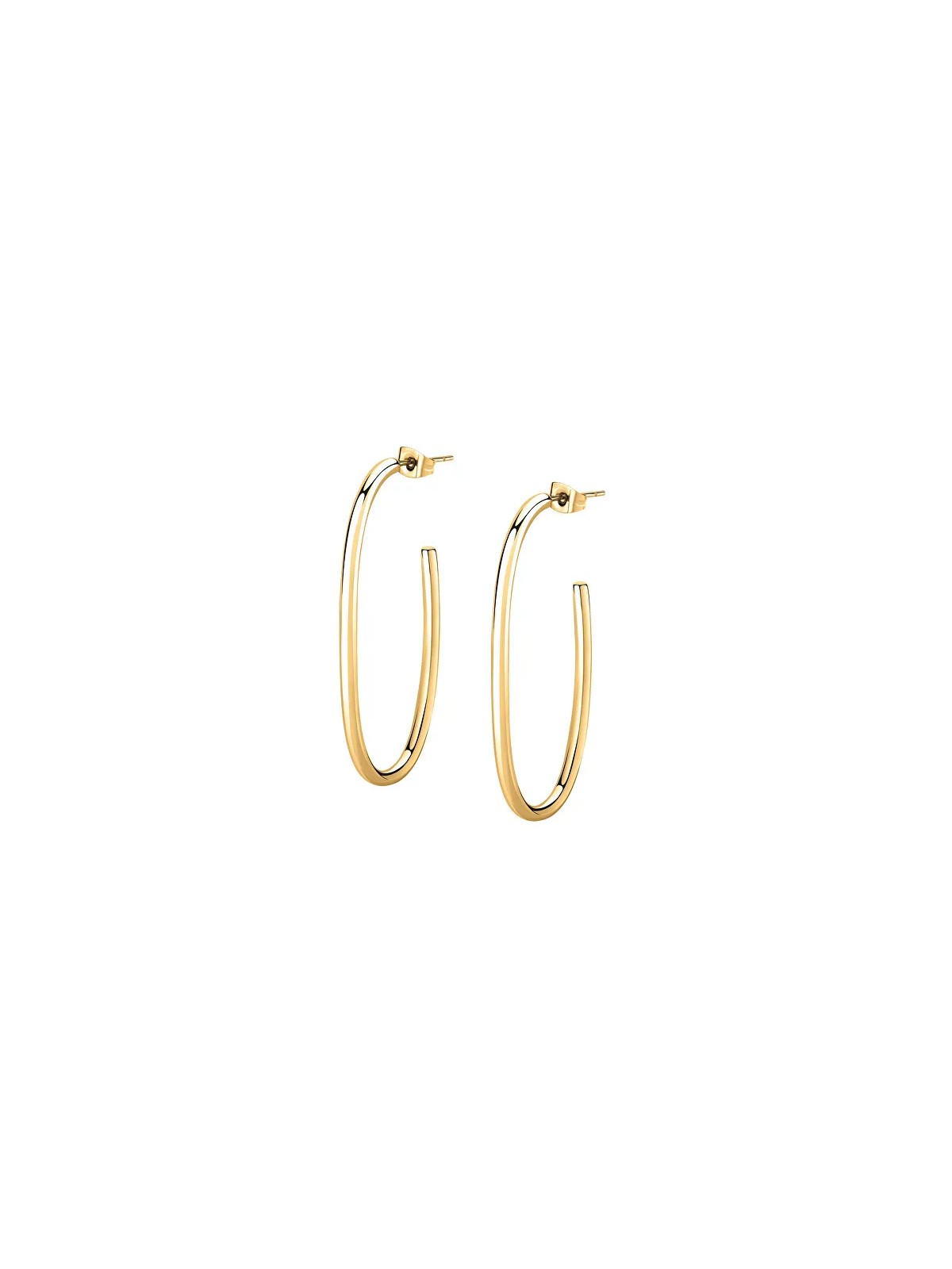 Morellato Eleganti orecchini creoli placcati in oro SAVN04 donna