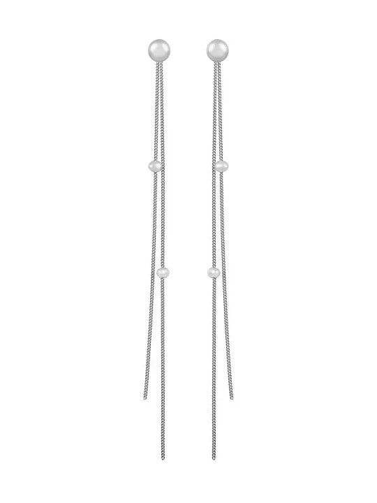JwL Luxury Pearls Orecchini a catena con perle 2 in 1 JL0428 donna