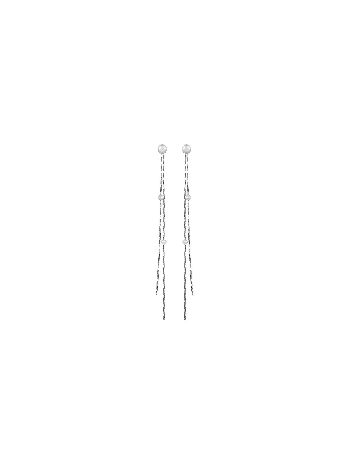 JwL Luxury Pearls Orecchini a catena con perle 2 in 1 JL0428 donna
