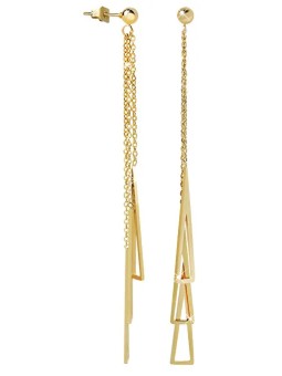 Troli Orecchini di lusso placcati in oro donna