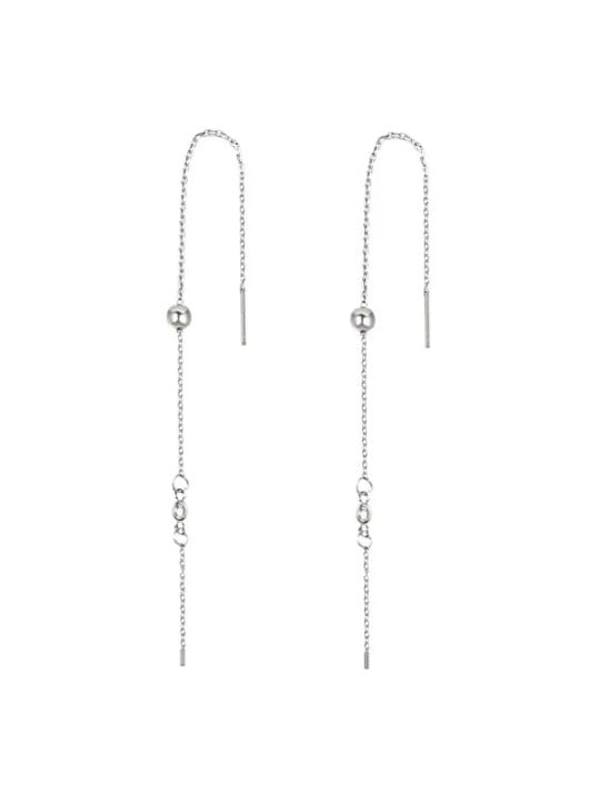 Beneto Orecchini lunghi in argento con zirconi AGUV1965 donna