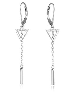 Beneto Orecchini in argento con zirconi AGUC1975 donna
