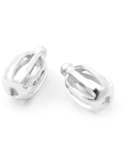 Beneto Esclusiva chiusura in argento (a palloncino/a vite) per orecchini Beneto - 1 paio donna