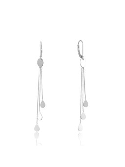 Beneto Orecchini lunghi in argento firmati AGUC2702 donna