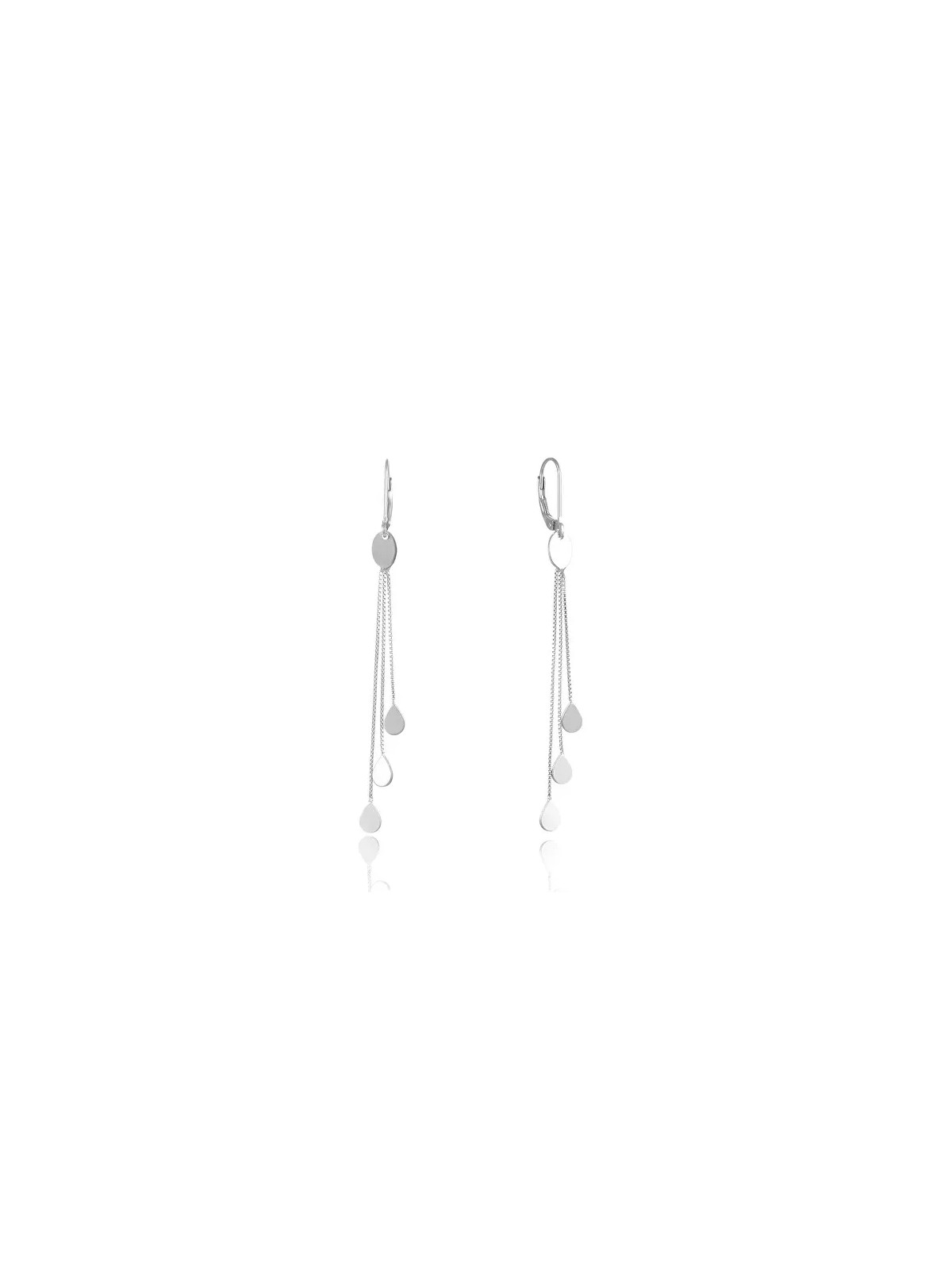 Beneto Orecchini lunghi in argento firmati AGUC2702 donna