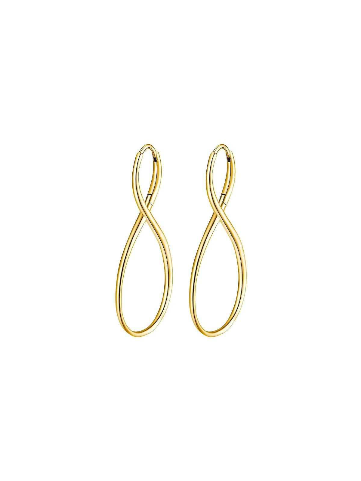 Brosway Orecchini eleganti e nastro infinito placcati in oro BBN28 donna