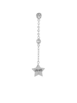 Liu Jo Eleganti orecchini singoli in acciaio con cristallo Brilliant LJ1660 donna