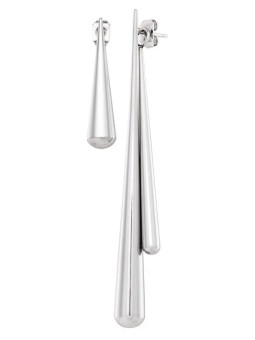 Troli Eleganti orecchini da donna in acciaio 3 in 1 donna