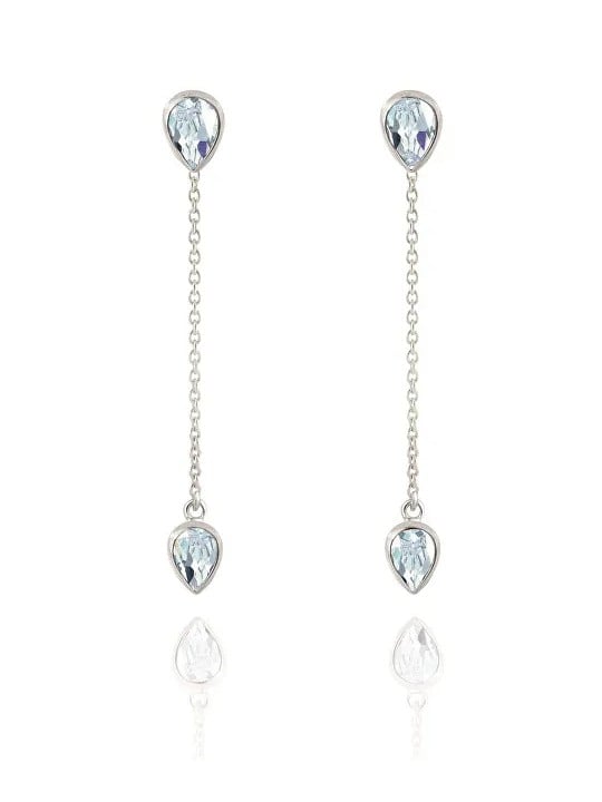Beneto Exclusive Bellissimi orecchini lunghi in argento con topazio TOPAGUP2719 donna