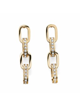 CRYSTalp Orecchini trendy placcati oro con cristalli Touch Link 40524.EG donna