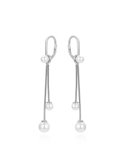 Agato Eleganti orecchini in argento con perle AGUC3483P donna