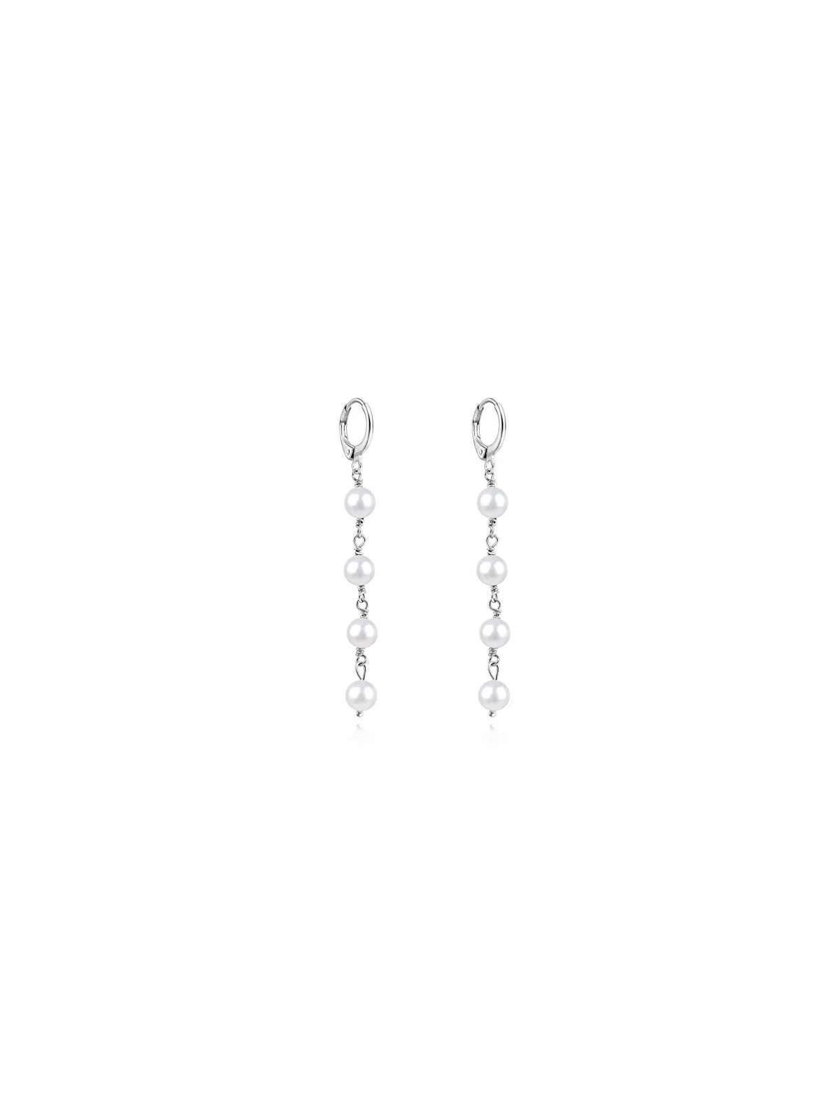 Agato Orecchini in argento con perle d'acqua dolce AGUC3535P-W donna