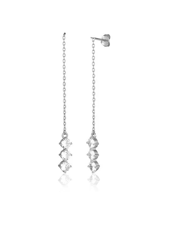 JVD Orecchini unici in argento con zirconi SVLE1989XH2BI00 donna