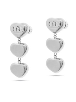 Liu Jo Orecchini pendenti a forma di cuore in acciaio LJ2628 donna