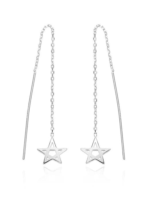 Agato Orecchini lunghi in argento Stelle AGT-E043V donna