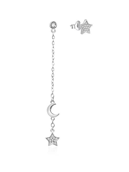 Agato Orecchini asimmetrici in argento con zirconi AGT-E050PW donna