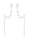 Agato Orecchini lunghi con zirconi AGT-E024VW-EC donna