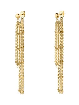 Brosway Eleganti orecchini placcati in oro 2 in 1 Essential BNL098 donna