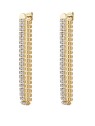 Brosway Orecchini lunghi placcati oro con zirconi cubici Desidery BEIE030 donna