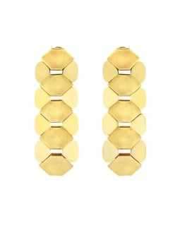 BREIL Orecchini stravaganti placcati oro Hexagonia TJ3636 donna