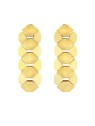 BREIL Orecchini stravaganti placcati oro Hexagonia TJ3636 donna