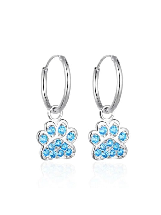 Orecchini in argento per bambine Paws AGT-ED012KBL bambini