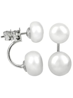 JwL Luxury Pearls Orecchini originali con vere perle bianche 2in1 JL0287 donna