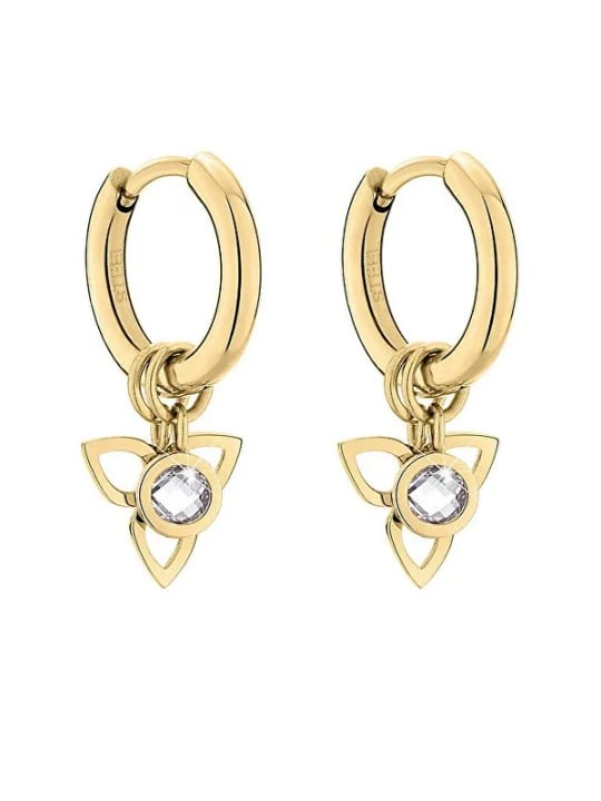 Tamaris Orecchini rotondi placcati oro 2 in 1 TJ-0017-E-15 donna