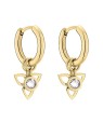Tamaris Orecchini rotondi placcati oro 2 in 1 TJ-0017-E-15 donna