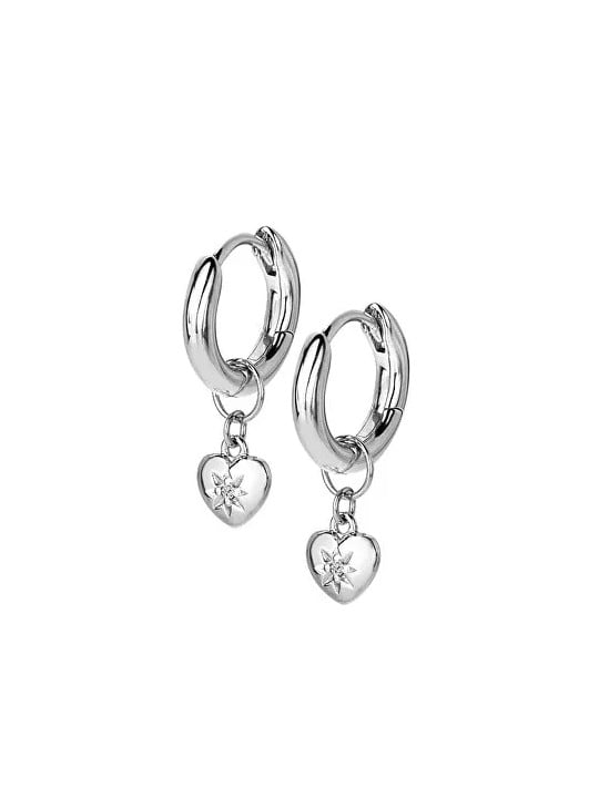 Hot Diamonds Romantici orecchini in argento con diamanti 2 in 1 Most Loved DE718 donna