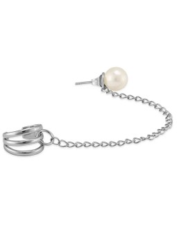 Troli Orecchini singoli moderni 2 in 1 VBE6013S-PET donna