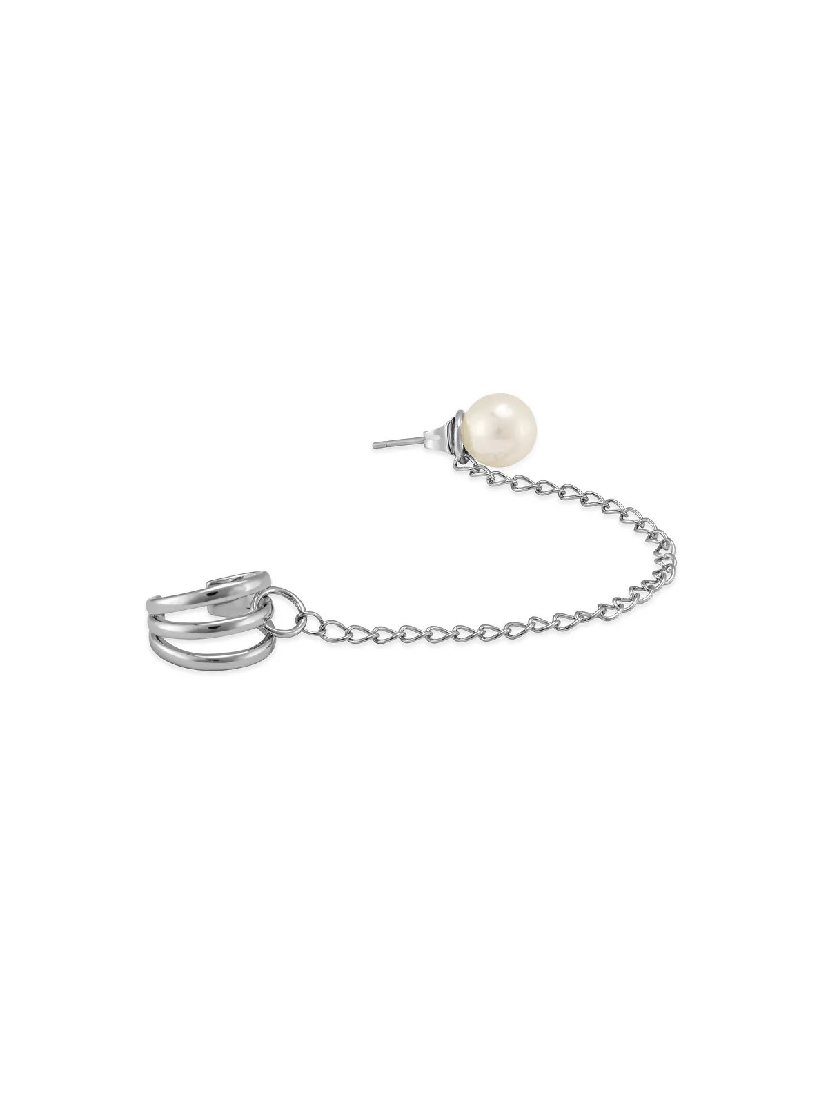 Troli Orecchini singoli moderni 2 in 1 VBE6013S-PET donna