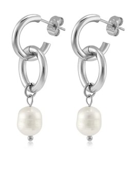 Troli Orecchini in acciaio decorati con perle VAAJDE201463S donna