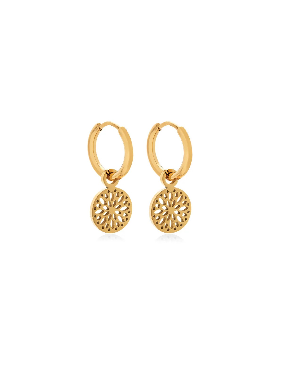 Troli Orecchini e cerchio placcati in oro 2 in 1 VABRAE019G donna