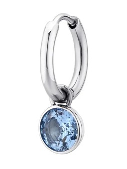 Brosway Orecchino singolo in acciaio con zircone blu 2in1 Chakra BHKE127 donna